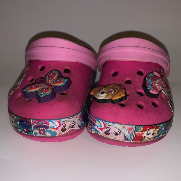 paw patrol crocs size 7